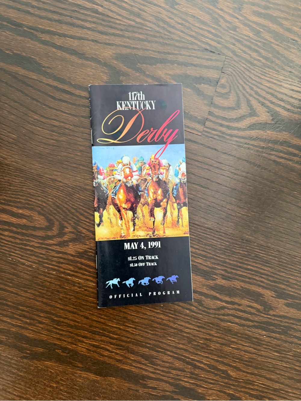 Vintage official souvenir program for the 117th Kentucky Derby,